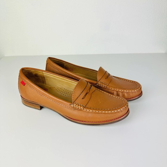 Marc Joseph East Village Leather Penny Loafer, Cognac, 8 - Picture 4 of 8